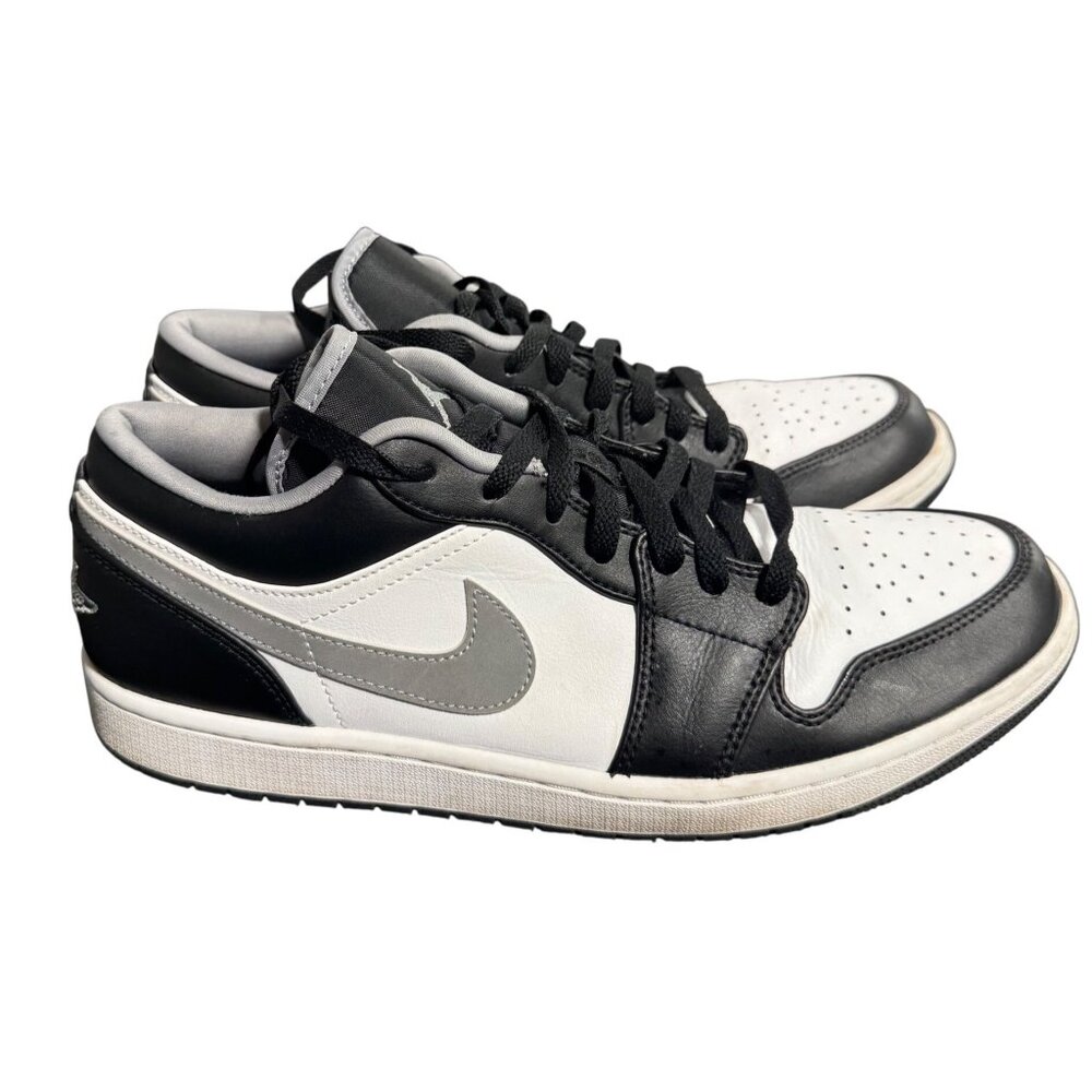 Nike Air Jordan 1 Low Mens Size 11.5 Medium -Black /Grey & White Sneakers